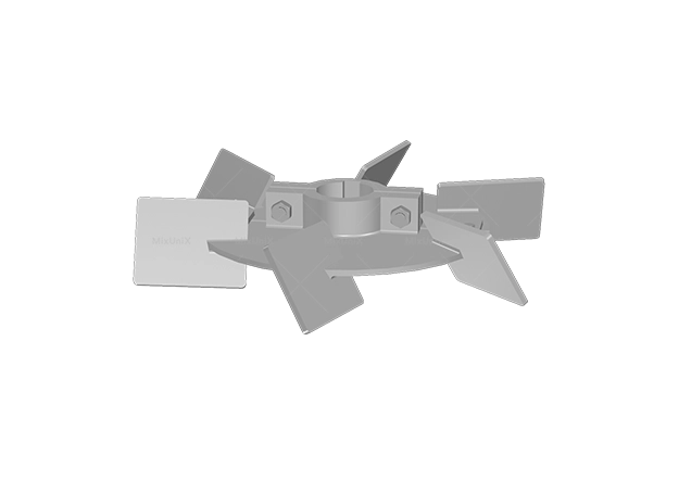 inclined-blade-disc-turbine-impeller
